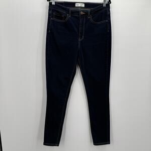 BKE Parker Jeans Womens 29 Dark Blue Wash High Rise Skinny‎ Stretch Denim